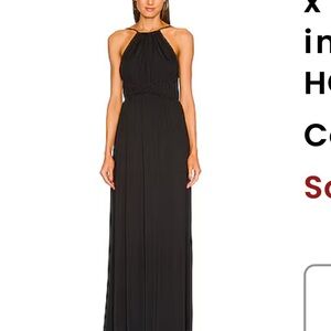 x REVOLVE Hallie Maxi Dress in Black